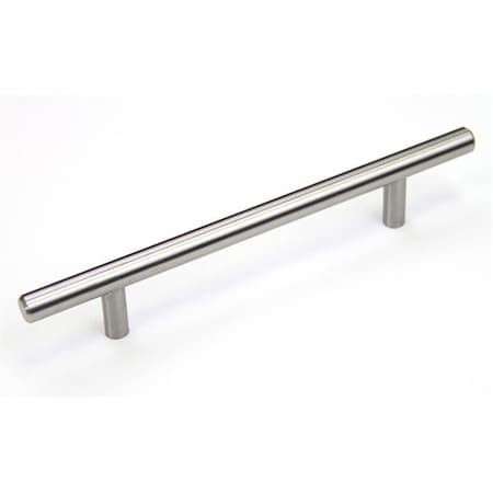 Contempo Living 8 in. Solid Stainless Steel Brushed Nickel Kitchen Bar Handle WCCH12SL008S